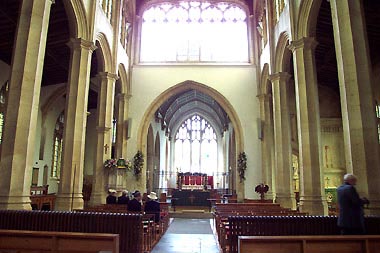 Inside of Northleach church
